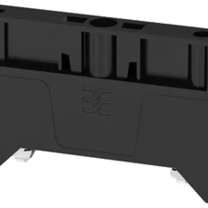 Terminale di fissaggio WM AEB 35 SC/1 BK TS35 nero 