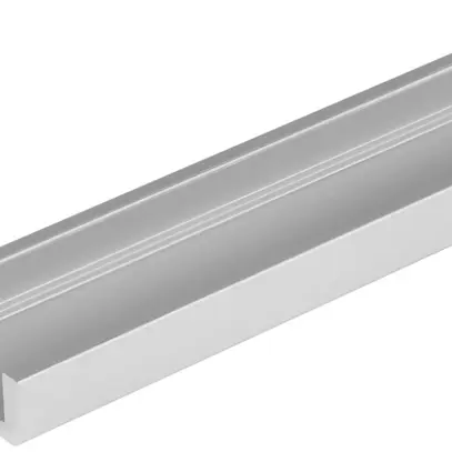 U-Profil LDV FLAT PF02/U/16×5/10/1, Innenmass 10mm, 1m, Al 