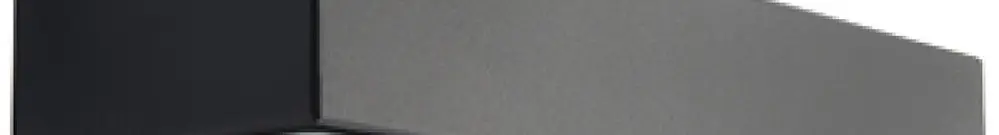 Applique LED SG Edge 7W 570lm 830 IP65 REG diretto 320×103mm nero 