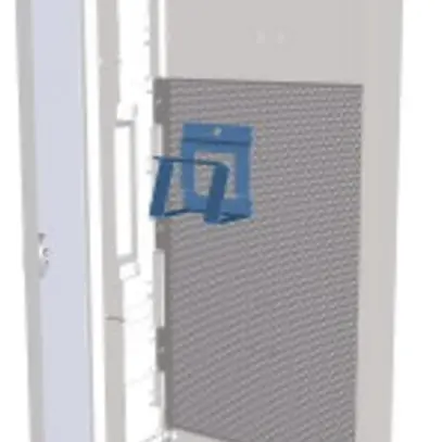 Distributore INC Eaton multimedia 4-file, porta piatta in acciaio, bianco 