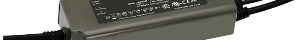 Blocco alimentazione DOTLUX, p.banda LED, 120W, 24VDC, 5A 191×63×38mm 0…10V IP67 