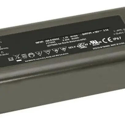 Bloc d'alimentation DOTLUX, p.bandes LED, 120W, 24VDC, 5A 191×63×38mm 0…10V IP67 