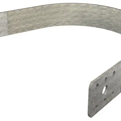 Flexibler Verbinder Flury AV 80 flach, Material Cu-Sn, L=300mm, Band=30×2mm 
