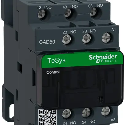 Contacteur auxiliaire Schneider Electric CAD50E7 48V 50/60Hz 5F TeSys 
