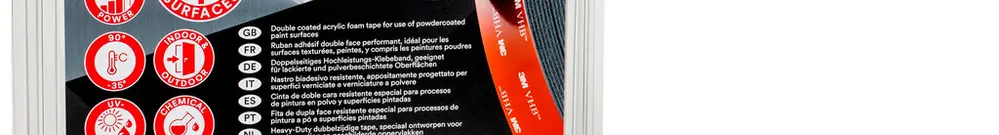 Nastro adesivo 3M 5952F 19mm×11m×1.1mm nero 