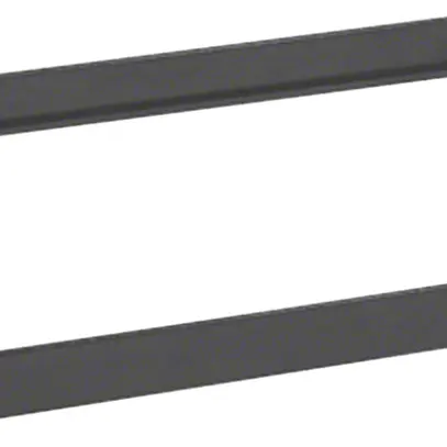 Zoccolo Hager FZ916WE 1599×100×375mm completa nero acciaio 