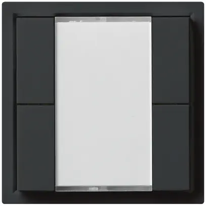 Poussoir multifonction ENC KNX kallysto quadruple noir 