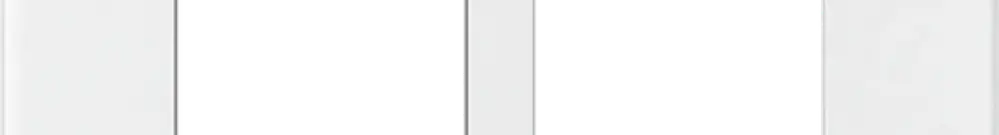 Intestazione INC Legrand Arteor 1×2, orizzontale, bianco 