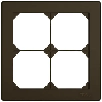 Cadre de recouvrement ENC EDIZIO.liv SNAPFIX® 2×2 156×156mm br 