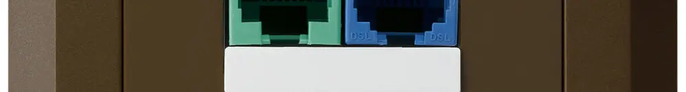 Scatola INC DSL kallysto.line 2×RJ45 marrone 