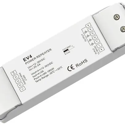 Amplificatore LED DOTLUX EV4 IP20 720W 12…36V 4×5A 