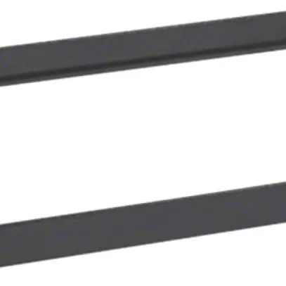 Zoccolo Hager FZ914WE 1099×100×375mm completa nero acciaio 