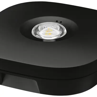 Lampada d'emergenza LED AP EM R2A ST NM 112 SMh-B 2W, 53mm, nero 