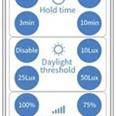 Télécommande DOTLUX LIGHTBARsensor infrarouge 115×70×10mm 
