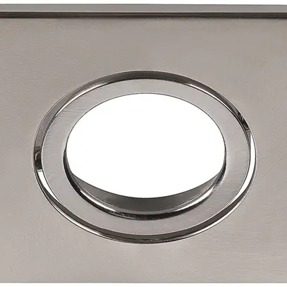 Bague de recouvrement SLV UNIVERSAL IP20 matière synthétique 88×88×3.5mm chrome 