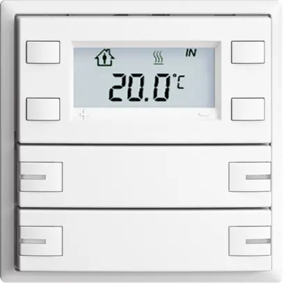 UP-RTH-Taster KNX 4-fach EDIZIOdue F weiss, mit LED RGB 