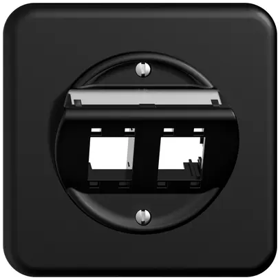 Kit de montage ENC STANDARDdue SNAPFIX® freenet cat.5e/6 plaque support 2× no 