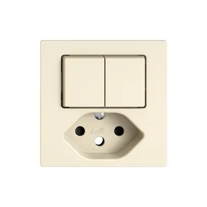 Kit di montaggio EDIZIO.liv SNAPFIX® per combi.T13 con 2 tasti shutter cr 