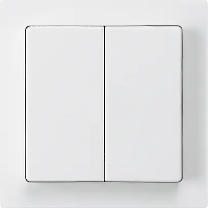 Poussoir ENC kallysto 2×A-R/1P blanc 