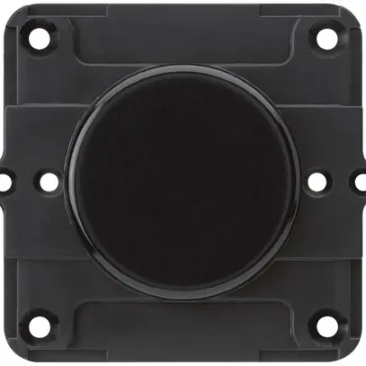 Plaque pleine Hager 46mm noir 