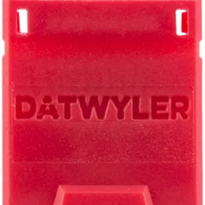 Clapet antipoussière Dätwyler pour KST PLUS Cat.6A Keystone, rouge 