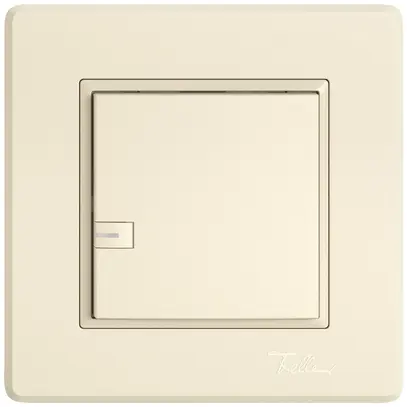 Poussoir KNX RGB ENC EDIZIO.liv SNAPFIX® capteur temp.RGB-LED 1× comm.1T cr 