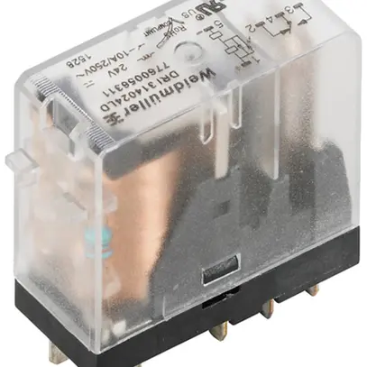 Relais WM DRI314110L 1CO AgSnO2 99…121VDC 10A/250VAC 