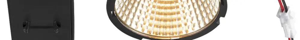 Partie lumineuse SLV NEW TRIA 13.3W 1200lm 930 38° VAR Ø70 noir 