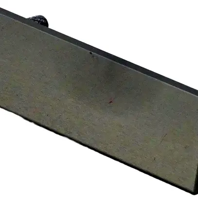 Embout ELBRO 60×20mm à gauche argent 