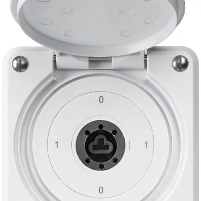 Interruttore a chiave INC robusto IP55 copertura senza cilindro S0/3P bi combi 