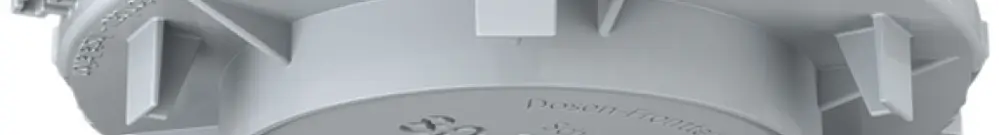 Frontteil HaloX 100 für Ortbeton Deckenausschnitt Ø80mm 