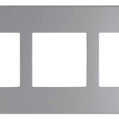 Intestazione INC Legrand Arteor 1×3 orizzontale 213×92mm Soft Alu 