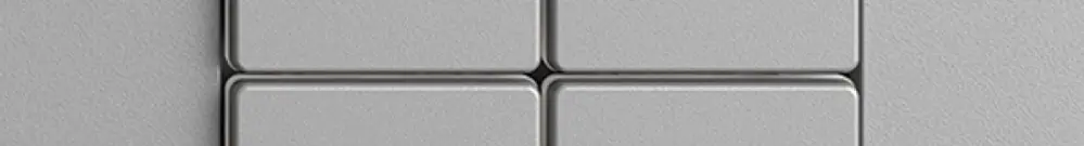 Stazione secondaria 1K/4T per interruttore tapparelle scena Edue Wiser silver 