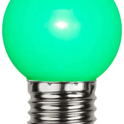 Lampe LED M. Schönenberger E27 1W 15lm 69mm G45 opalin vert 