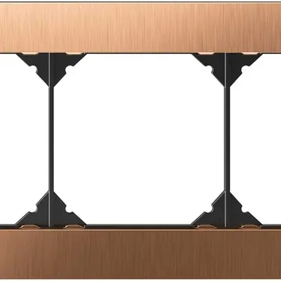 Intestazione INC EDIZIO.liv prestige SNAPFIX® 1×3 94×214mm ottone champagne 