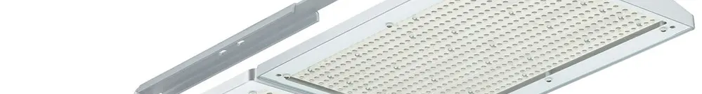 Proiettore capannone LED GentleSpace 420W 70000lm 840 IP65 42°×44° DALI 417×600 