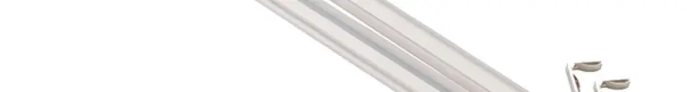 Telaio per montaggio AP DOTLUX Panel Aluminium 1200×300×70mm bianco 