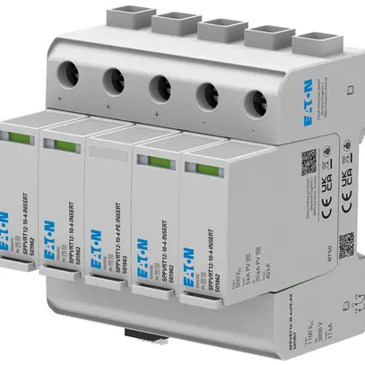 Scaricatore combinato Eaton SPPVRT12-10-4+PE+AX DC 1000V 3.8kV 
