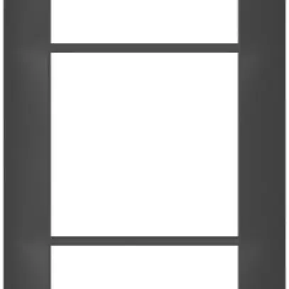 Cadre de recouvrement SIDUS 3×1 anthracite 