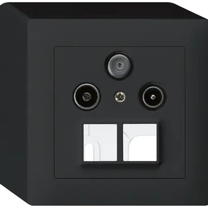 Presa antenna AP R/TV/SAT HMS kallysto nero 