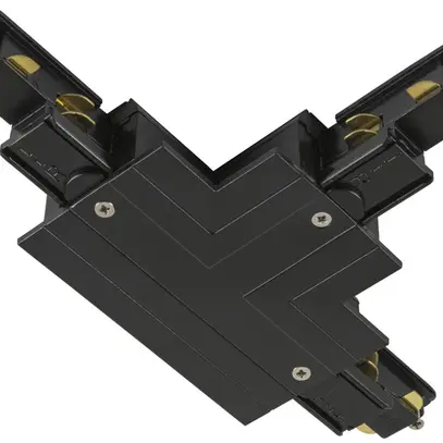 Raccordo a T SLV S-TRACK DALI 5 poli messa a terra esterno destra nero 