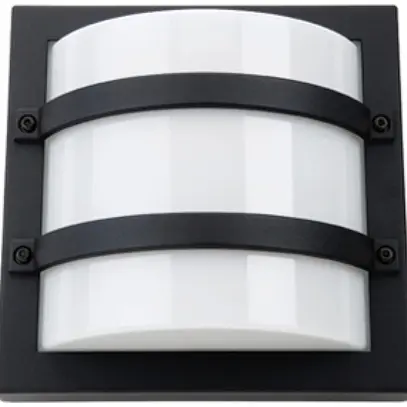 Wandleuchte SG Largo E27 1×46W IP65 240×240×120mm schwarz 