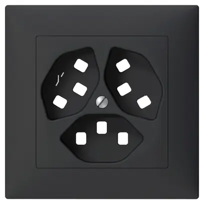 Kit frontal SIDUS B pour 3×T23/1 anthracite 