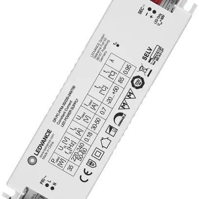 Convertisseur LED LDV PERFORMANCE DIM PHASE-CUT, 700mA 35W 150×43×30mm 