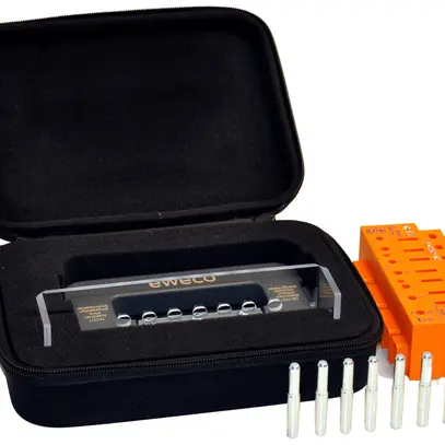 Kit de démonstration contient: 1×borne 1×poignée 7×goupille de compteur 