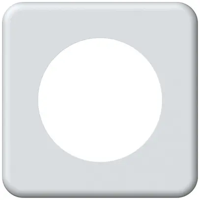 Piastra di copertura INC origin 1×1 Ø58mm 92×92mm bianco 