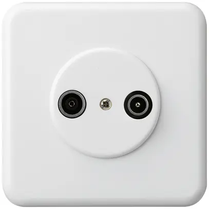 Presa di passaggio INC basico TV-R 14dB bianco 