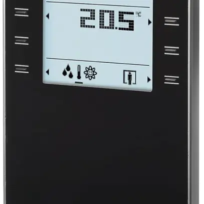Apparecchio di comando KNX AP Siemens QMX3.P44-1BSC, nero 