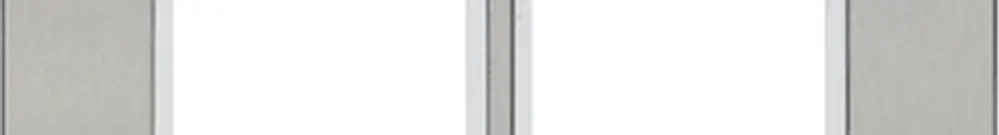 Intestazione INC Legrand Arteor 3×2, verticale, stainless steel 