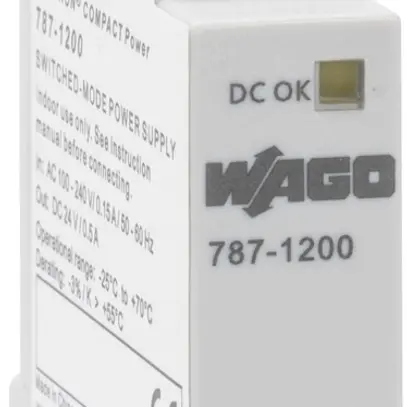 Alimentation AMD WAGO EPSITRON COMPACT, monophasé, 24VDC, 0.5A 